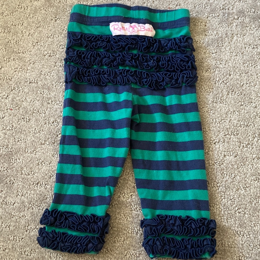 Bundle 2 Ruffle Butts baby leggings, 6-12 months. - Picture 5 of 7